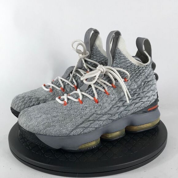 Nike LeBron 15 XV Gray Basketball Shoes 922811-080 Women’s Size 8 (6.5Y) - Picture 1 of 11